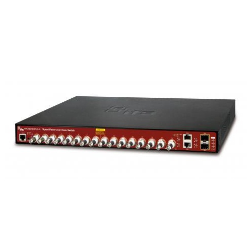 UTC, POC2502-16CXP-2T-2S, 16-port Power/IP Coax Managed Switch