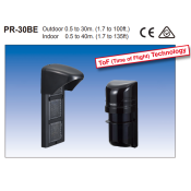 PR-30BE Reflector Beam: Up to 30m (100ft) Outdoor / 40m (135ft) Indoor uses ToF technology