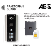 AES (PRAE-4G-ABK-EU) Praetorian  IP Video System  (Arch Model Keypad) 4GE