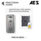 AES (PRAE-4G-ASK-EU) Praetorian  IP Video System (Stainless Steel with Keypad) 4G EU