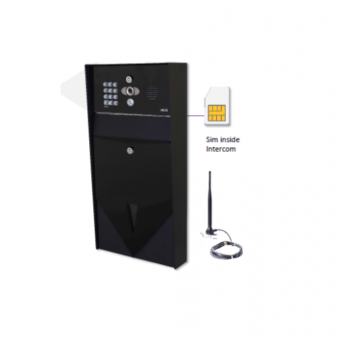 PRAE-4G-LBK-EU, Praetorian 4G Letterbox Black with Keypad