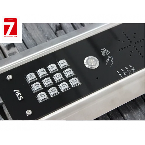 AES (PRIME7-ABPK-EU) 4G (AUS/NZ) Architectural GSM Intercom with keypad and Prox Reader
