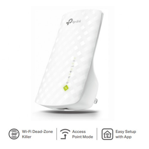 TP-Link, RE200, AC750 Dual Band Wi-Fi Universal Wall-Plug Range Extender