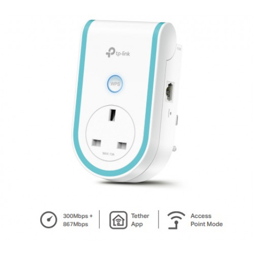 TP-Link, RE365, AC1200 Wi-Fi Passthrough Range Extender