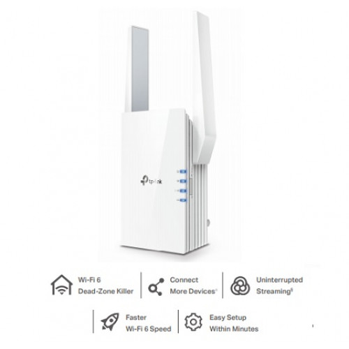 TP-Link, RE505X, AX1500 Wi-Fi 6 Range Extender