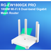 RG-EW1800GX PRO, 1800M Wi-Fi 6 Dual-band Gigabit Mesh Router
