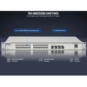 RG-NBS3200-24GT4XS-P, 24-port Gigabit Layer 2 Managed Switch, 4 * 10G Uplinks