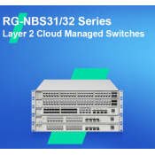 RG-NBS3200-24SFP/8GT4XS, 24-Port Gigabit SFP with 8 combo RJ45 ports Layer 2 Managed Switch, 4 * 10G