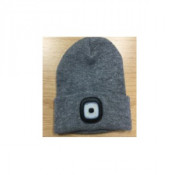 Am-Tech (S1670) Beanie Hat With USB Rechargeable COB LED