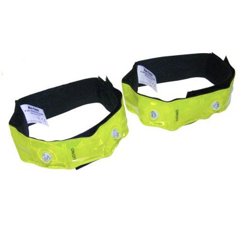 AmTech (S6324) 2pc 4 LED Reflective Safety Bands