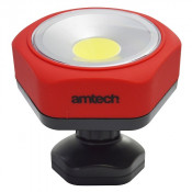 Am-Tech (S8147) 3W COB LED Swivel Base Worklight