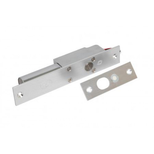 RGL SB-200LS, 12Vdc, Fail Safe Mortise Drop Bolt 12vdc in Silver