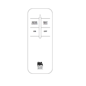 SENTRY/RCA, Sentry Remote Control for SENTRY/PANA