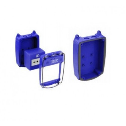 SG-BBCS-B, Smart+Guard, Blue, Sounder, in Clear Weatherproof Back Box