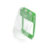 Vimpex, SG-F-G, Smart+Guard Call Point Cover, Flush, No Sounder - Green