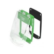 SGE-F-G, Waterproof, Smart+Guard Call Point Cover, Flush, No Sounder - GREEN