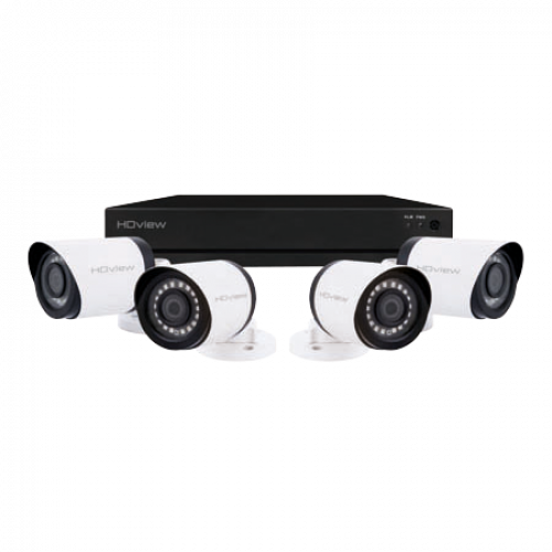 ESP (SHDV8KB4W2TB) 8CH 4MP 2TB 4 WHITE BULLET CAMERA KIT