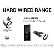 AES, SLIM-CL-IBK-EU, SLIM Hardwired Audio Imperial (all black) Kit with keypad