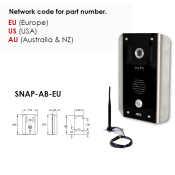 SNAP-AB-EU, 4G (EU) Architectural GSM Intercom with MMS Messaging