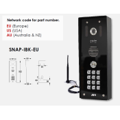 SNAP-IBK-EU, 4G (EU) Imperial Style GSM Intercom with keypad and MMS Messaging