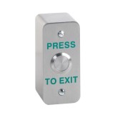 SSP, SPB002NS, Surface Mount Narrow Style Push Printed "PRESS TO EXIT"