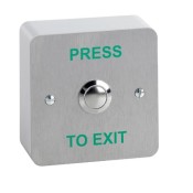 SSP, SPB002S, Surface Mount Push - Screen Printed "PRESS TO EXIT"