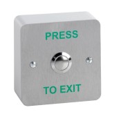 SSP, SPB002S-DP, Surface Mount Double Pole - Screen Printed "PRESS TO EXIT"