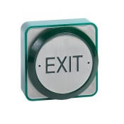 SSP, SPB008, Weatherproof Flush Mount 85mm Green Exit Button