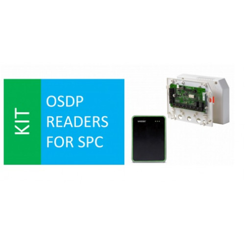 SPCA210 OSDP KIT, SPCA210 + VR40S-MF + SPC OSDP Converter