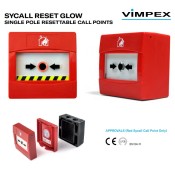 SY-RF01, Conventional Sycall Call Point -FM Red w/House Flame