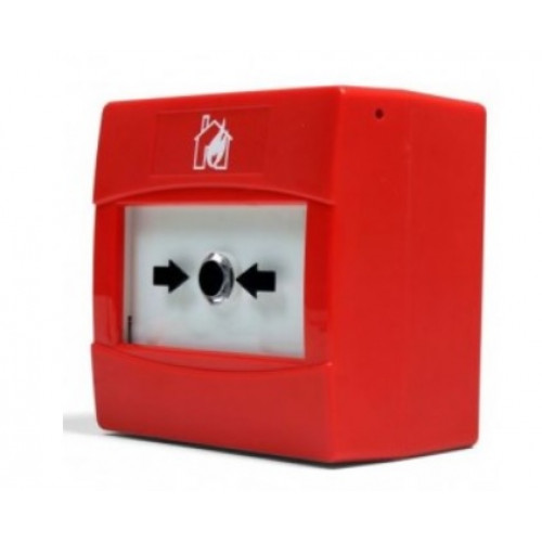 Vimpex, SY-RS03, Red with "House Flame" Function Marking - Surface Mounting