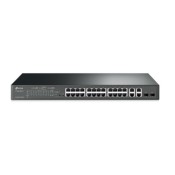 T1500-28PCT(TL-SL2428P), 24 Port 10/100Mbps PoE Switch + 4 Port Gigabit