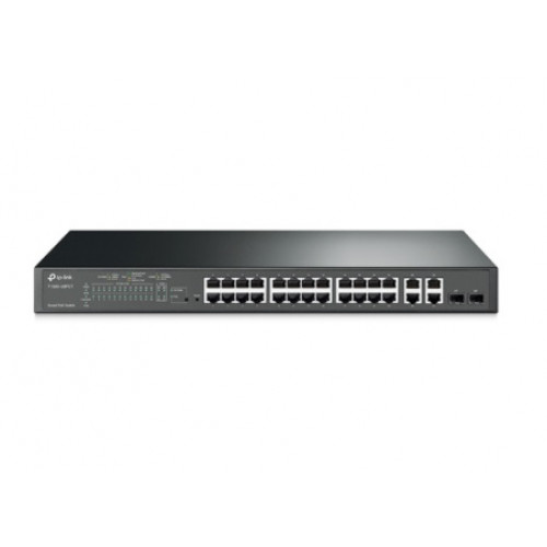 T1500-28PCT(TL-SL2428P), 24 Port 10/100Mbps PoE Switch + 4 Port Gigabit