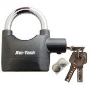 Am-Tech (T2310) Heavy Duty Alarm Padlock
