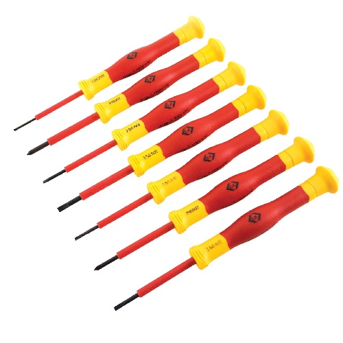 CK Tools, T4897, C.K VDE Precision Screwdriver Set of 7