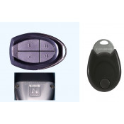 TEL868-8, Coded Radio Transmitter and Mifare Proximity Keyfob, Engraved with Unique 10 Digit ID Number, Sequential