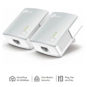 TP-Link, TL-PA4010 KIT, 600Mbps Nano Powerline, Twin Pack