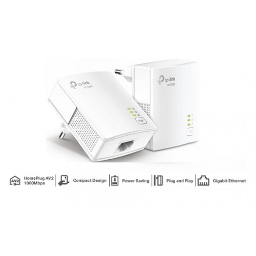 TP-Link, TL-PA7017 KIT, AV1000 Gigabit Powerline Starter Kit