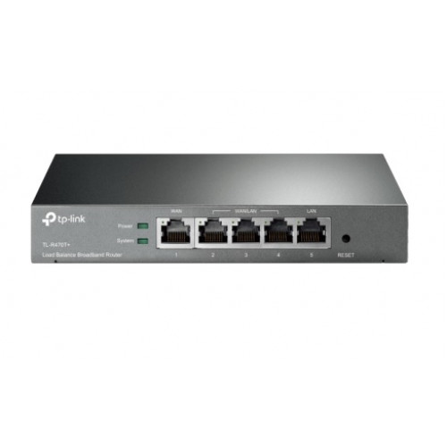 TP-Link, TL-R470T+, 5-Port Multi-WAN Desktop Load Balance SMB Router