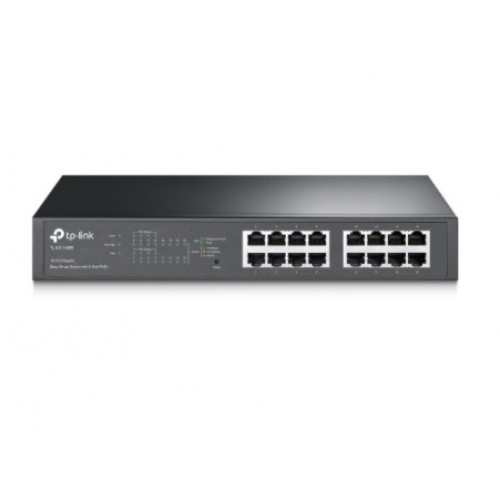 TL-SG1016PE, 16-Port Gigabit Desktop/Rackmount Switch with 8-Port PoE+