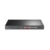 TP-Link, TL-SL1218MP, 16-Port 10/100Mbps PoE+ Switch