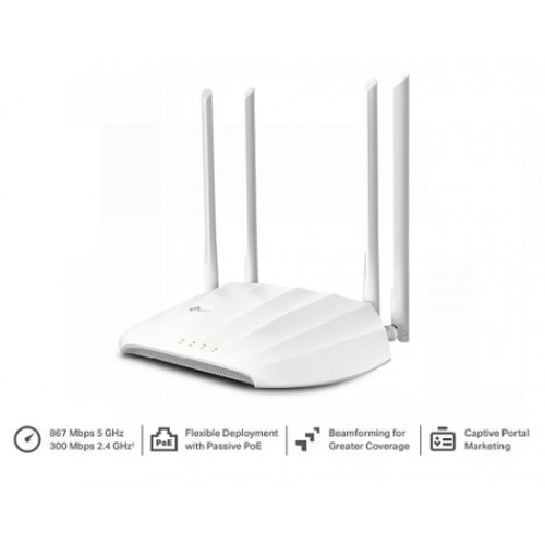 TP-Link, TL-WA1201, AC1200 Wireless Gigabit Access Point