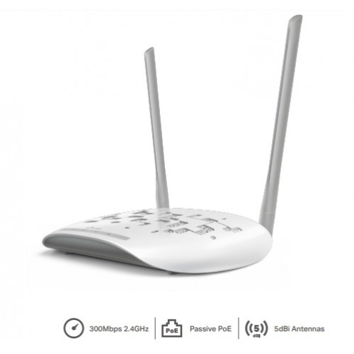 TP-Link, TL-WA801ND, N300 Wireless N Access Point - 300Mbps