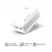 TP-Link, TL-WPA4220, AV600 Powerline Wi-Fi Extender 2 Ports