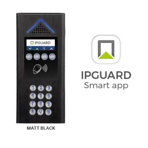 TP4G-NX, IPGUARD MINI Black Matt, Flush