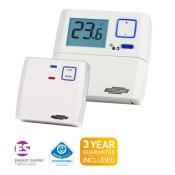 Timeguard (TRT047) Wireless Digital Room Thermostat W/ Night Set Back (SM)
