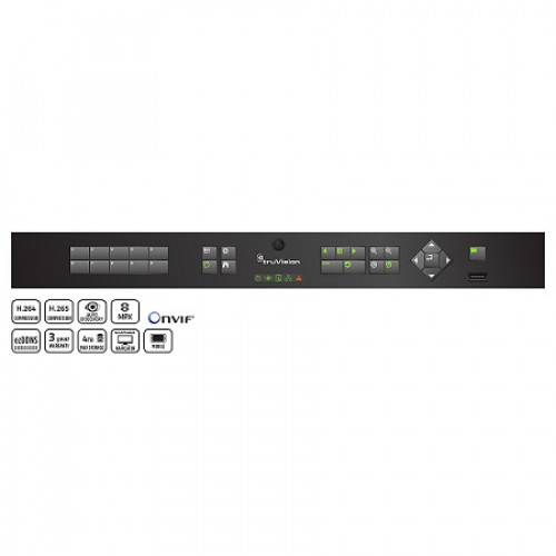 TruVision NVR 11 (TVN-1108-2T) 8 Channels, 80 Mbps - 2 TB