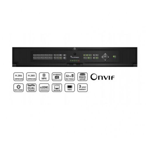 TruVision, TVR-4632-12T, DVR 46, Hybrid, 32 CH, 12TB (3x4TB)