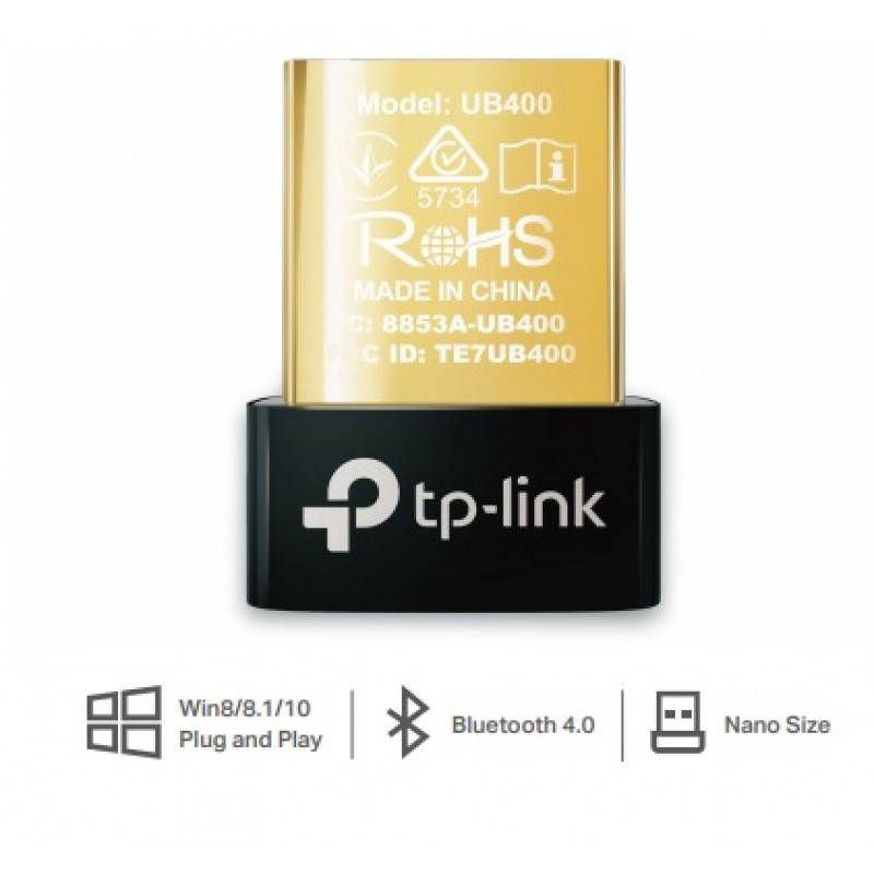 TP-Link UB400 Bluetooth 4.0 Nano USB Adapter Ultra-small performance  Windows 10