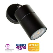 Timeguard (UDB3) LED Ready Adjustable Single Spot Light – Black